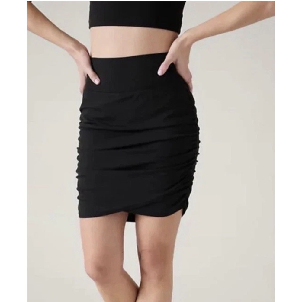Athleta Womens Black Transcend Athletic Skort Black Size XS